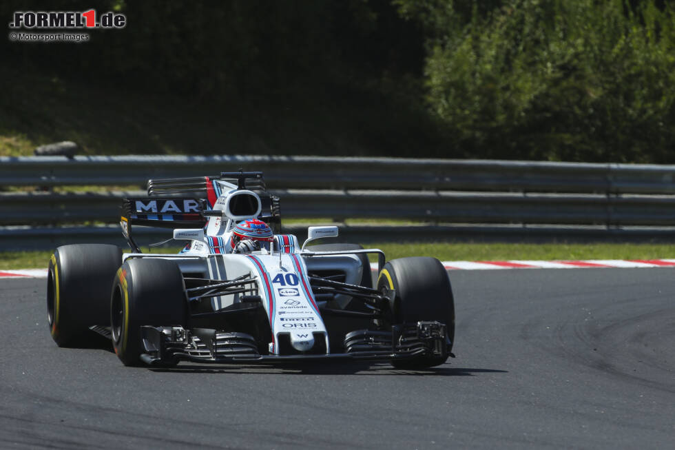 Foto zur News: Letzter Formel-1-Einsatz: Budapest 2017, in Vertretung von Williams-Stammfahrer Felipe Massa, der sich unwohl fühlte. Ergebnis: Ausfall