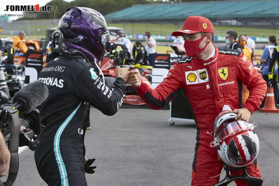 Charles Leclerc: "Es ist unglaublich, was er in der Formel 1 erreicht hat. Über die Jahre ist er wirklich extrem konstant unterwegs gewesen. Große Gratulation dazu." Foto zur News: Charles Leclerc: "Es ist unglaublich, was er in der Formel 1 erreicht hat. Über die Jahre ist er wirklich extrem konstant unterwegs gewesen. Große Gratulation dazu."