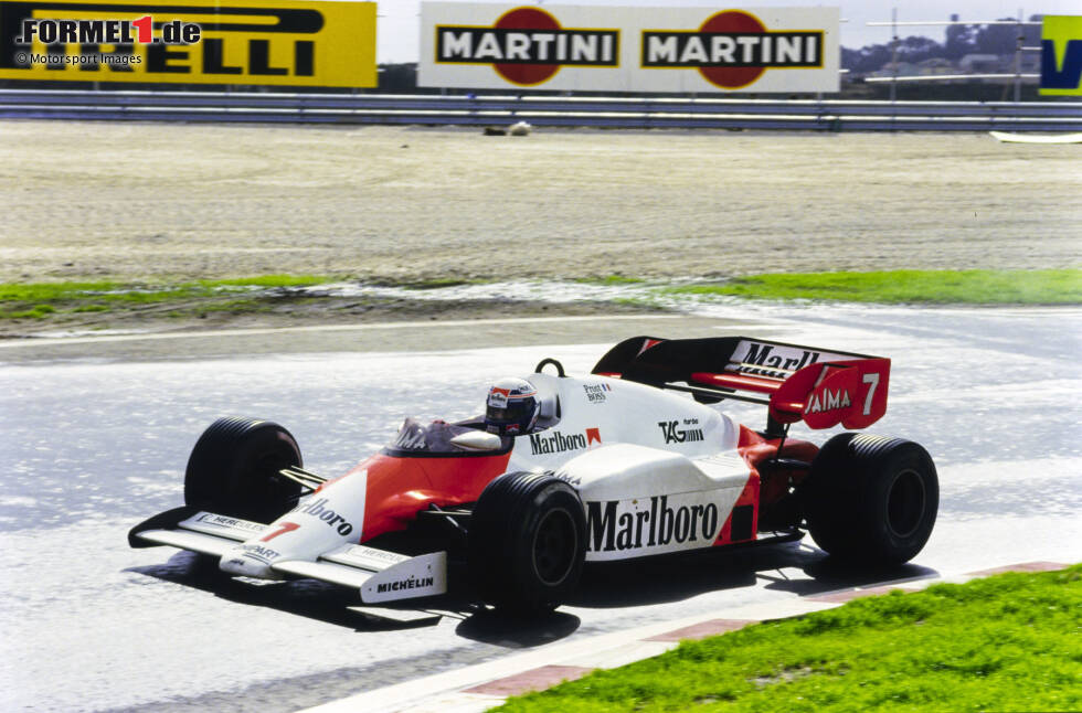 Foto zur News: Zumal Prost im Rennen die Führung übernimmt und damit drauf und dran ist, Lauda den WM-Titel 1984 noch zu entreißen.