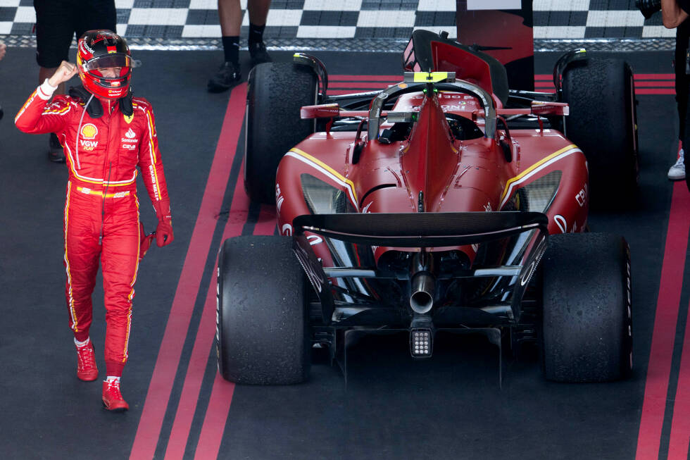 Foto zur News: 3. Ferrari - Letzter Sieg: Großer Preis von Australien 2024 mit Carlos Sainz