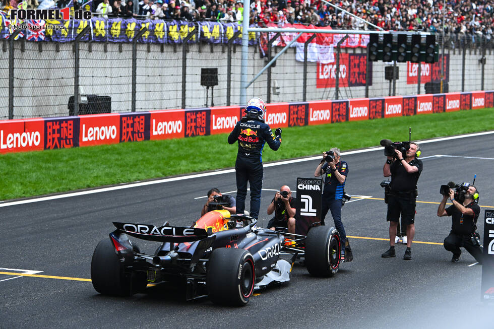 Foto zur News: 2. Red Bull - Letzter Sieg: Großer Preis von China 2024 mit Max Verstappen