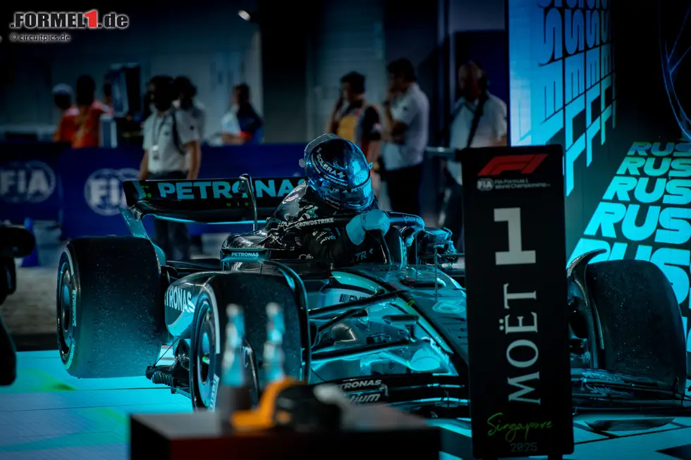 Foto zur News: 1. Mercedes - Letzter Sieg: Großer Preis von Singapur 2025 mit George Russell