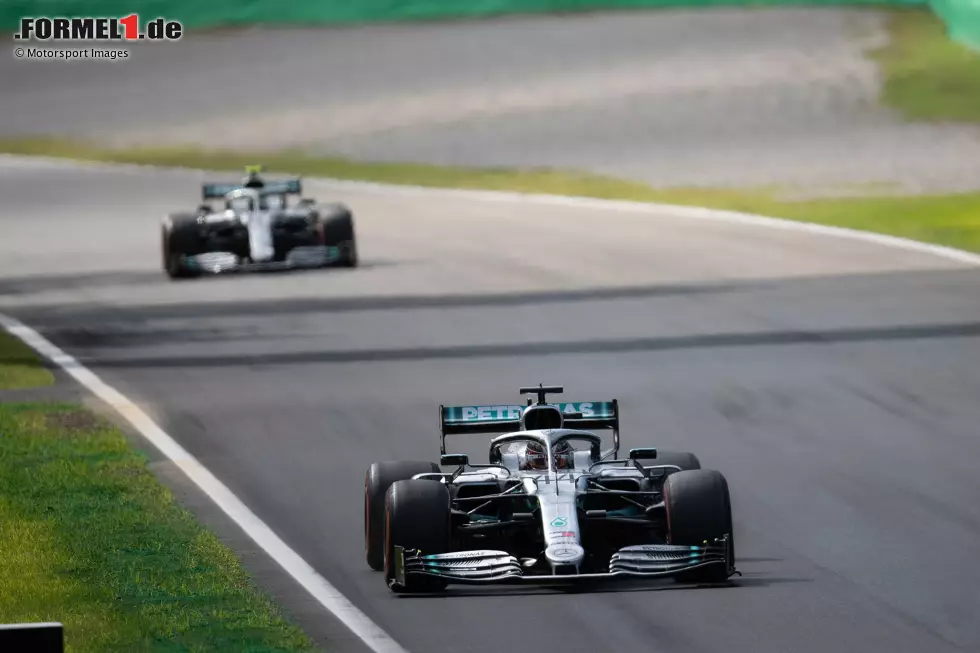 Foto zur News: Der Windschatten-Effekt ist in Monza erheblich, was oftmals Einfluss auf die Strategien der Teams im Qualifying hat. In der Saison 2019 betrug der Unterschied zwischen einer Runde mit und einer ohne Windschatten rund 0,7 Sekunden.