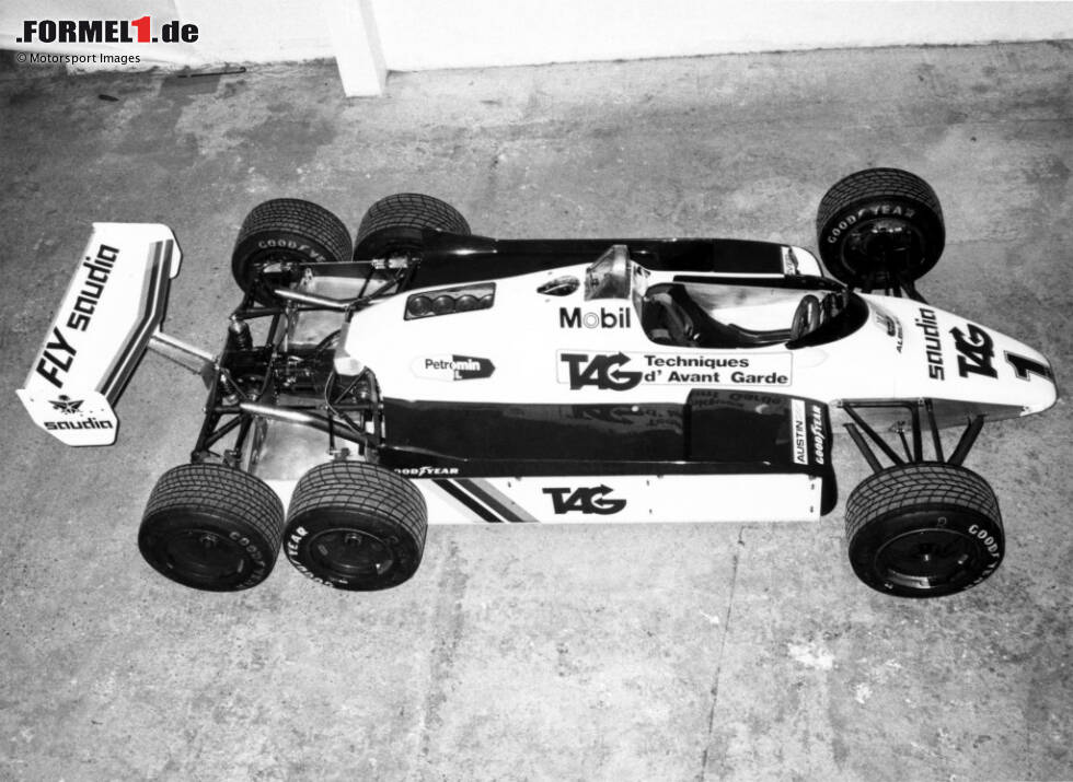 Manche Autos kommen nie über das Entwicklungsstadium hinaus. Und manche sehen dabei sogar noch besonders spektakulär aus. In dieser Fotostrecke zeigen wir "Mule Cars" der Formel 1, die für spezielle Entwicklungsteile gebaut umgebaut wurden - wie den Williams FW08B mit sechs Rädern! Manche Autos kommen nie über das Entwicklungsstadium hinaus. Und manche sehen dabei sogar noch besonders spektakulär aus. In dieser Fotostrecke zeigen wir "Mule Cars" der Formel 1, die für spezielle Entwicklungsteile gebaut umgebaut wurden - wie den Williams FW08B mit sechs Rädern!