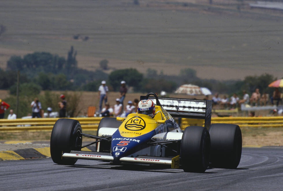 Foto zur News: 1:02.366 Minuten: Nigel Mansell (Williams), Kyalami 1985