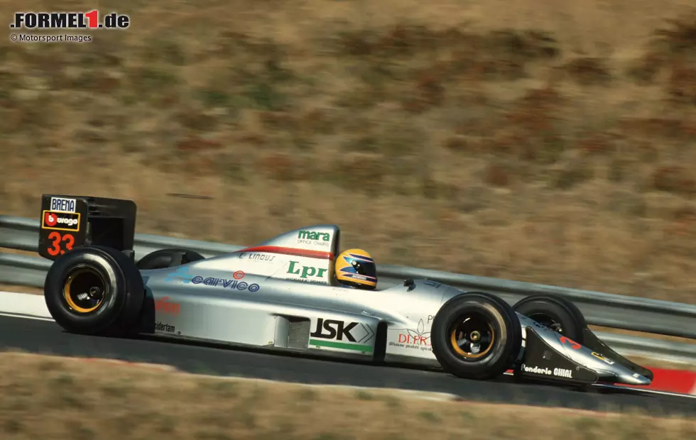 Foto zur News: #33: Roberto Moreno (EuroBrun): Für den Brasilianer lief zu Saisonbeginn fast nichts zusammen. Meist war schon nach dem Qualifying Schluss. Nur nicht in Brasilien mit P13 im Rennen.