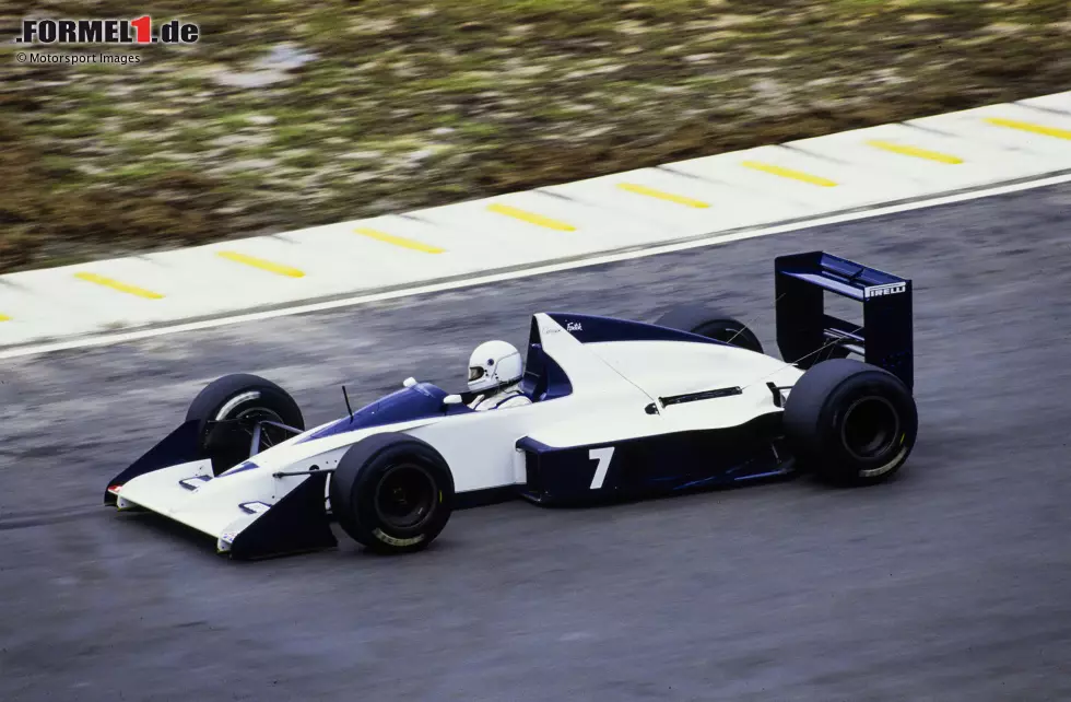 #7: Gregor Foitek (Brabham): Für zwei Rennen saß der Schweizer 1990 in einem Brabham-Boliden, sah aber in beiden Fällen nicht das Ziel und blieb punktelos. Foto zur News: #7: Gregor Foitek (Brabham): Für zwei Rennen saß der Schweizer 1990 in einem Brabham-Boliden, sah aber in beiden Fällen nicht das Ziel und blieb punktelos.