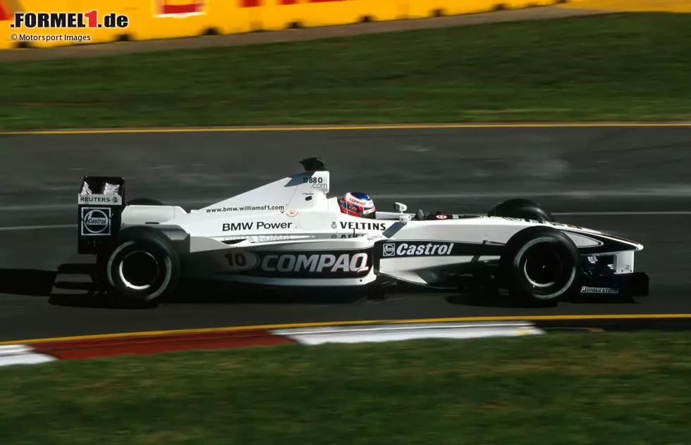 #10: Jenson Button (Williams): Formel-1-Neuling Button schlägt sich wacker, punktet gleich in seinem zweiten Rennen und holt in Deutschland mit P4 seine vorläufige Bestleistung. Teamintern ist Schumacher klar vorne, aber Button schafft es solide in die WM-Top-8. Foto zur News: #10: Jenson Button (Williams): Formel-1-Neuling Button schlägt sich wacker, punktet gleich in seinem zweiten Rennen und holt in Deutschland mit P4 seine vorläufige Bestleistung. Teamintern ist Schumacher klar vorne, aber Button schafft es solide in die WM-Top-8.