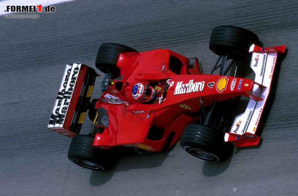 Foto zur News: #4: Rubens Barrichello (Ferrari): Beim Deutschland-Grand-Prix in Hockenheim erzielt der Brasilianer seinen ersten Formel-1-Sieg, die deutschen Fans feiern ihn nach dem Ausfall von Schumacher besonders. Er steht aber klar im Schatten des Stallgefährten, holt nur etwas mehr als die Hälfte der Punkte von Schumacher.