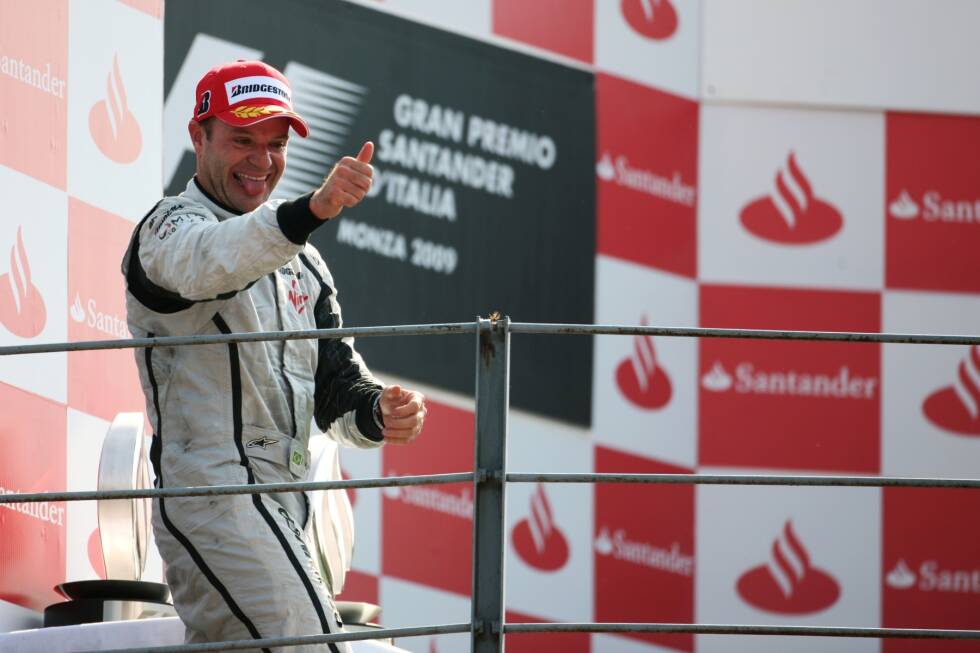 Foto zur News: Im einzigen Jahr des Bestehens räumt der Rennstall von Ross Brawn alles ab, Fahrertitel und Konstrukteurstitel. Barrichello aber wird &quot;nur&quot; WM-Dritter hinter Weltmeister Button und Sebastian Vettel.