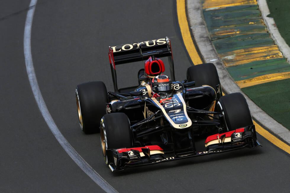 Foto zur News: 2013: Kimi Räikkönen gewinnt im Lotus E21 den Saisonauftakt beim Australien-Grand-Prix in Melbourne.