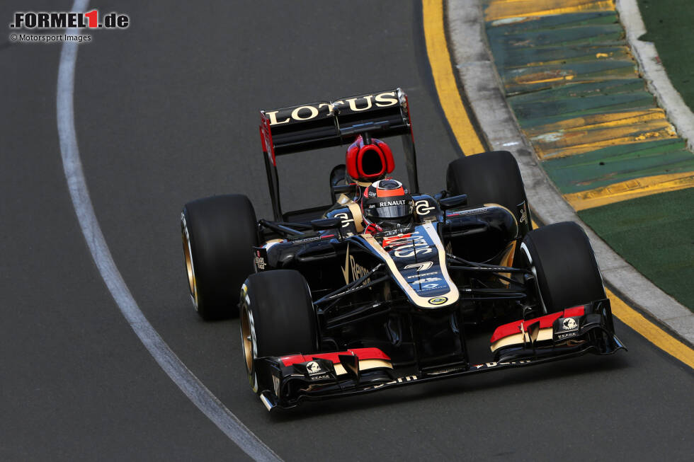 2013: Kimi Räikkönen gewinnt im Lotus E21 den Saisonauftakt beim Australien-Grand-Prix in Melbourne. 2013: Kimi Räikkönen gewinnt im Lotus E21 den Saisonauftakt beim Australien-Grand-Prix in Melbourne.