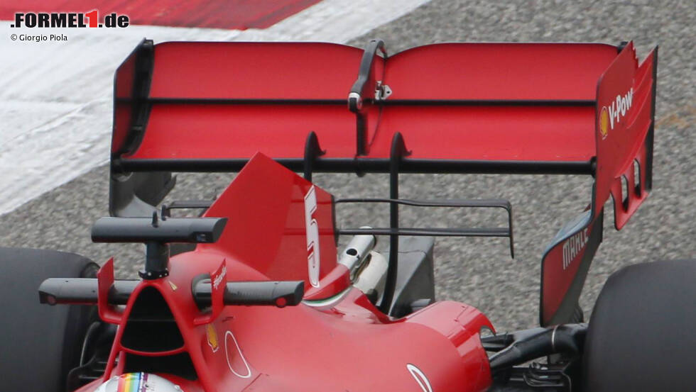 Foto zur News: Ferrari SF1000: Heckflügel und T-Flügel
