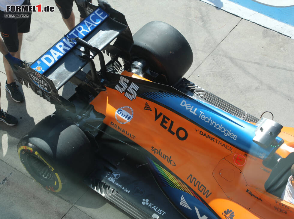 Foto zur News: McLaren MCL35: Heckflügel