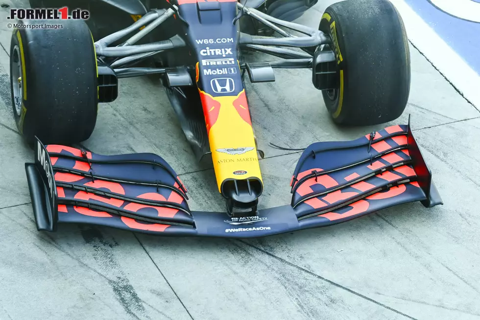 Foto zur News: Red Bull RB16: Frontflügel