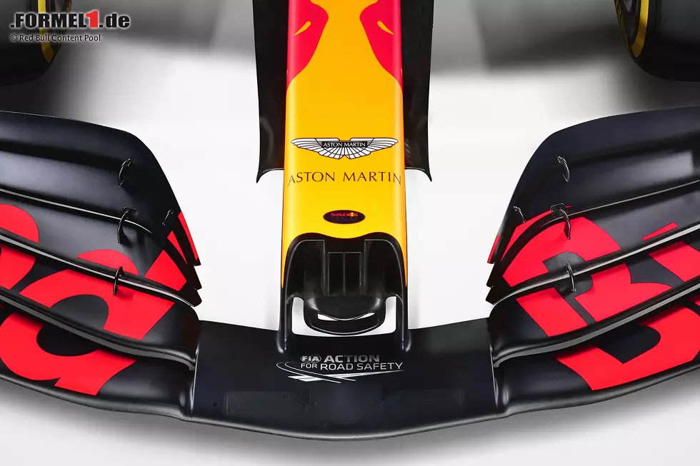 Foto zur News: Das wohl auffälligste Merkmal des RB16 ist seine neu gestaltete Frontpartie mit der Nasenspitze, in die gleich mehrere Öffnungen eingelassen sind. Ganz neu ist dieser Ansatz nicht: Red Bull hat bereits in den vergangenen Jahren mit einem solchen &quot;Schnorchel&quot; gearbeitet.