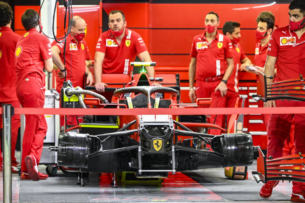 Foto zur News: Ferrari SF1000: Vorderrad-Aufhängung