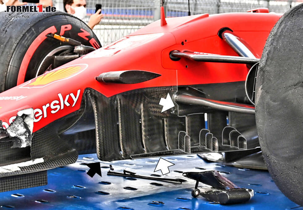 Foto zur News: Ferrari SF1000: Luftleitbleche