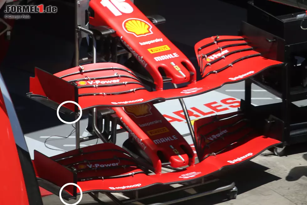 Foto zur News: Ferrari SF1000: Frontflügel