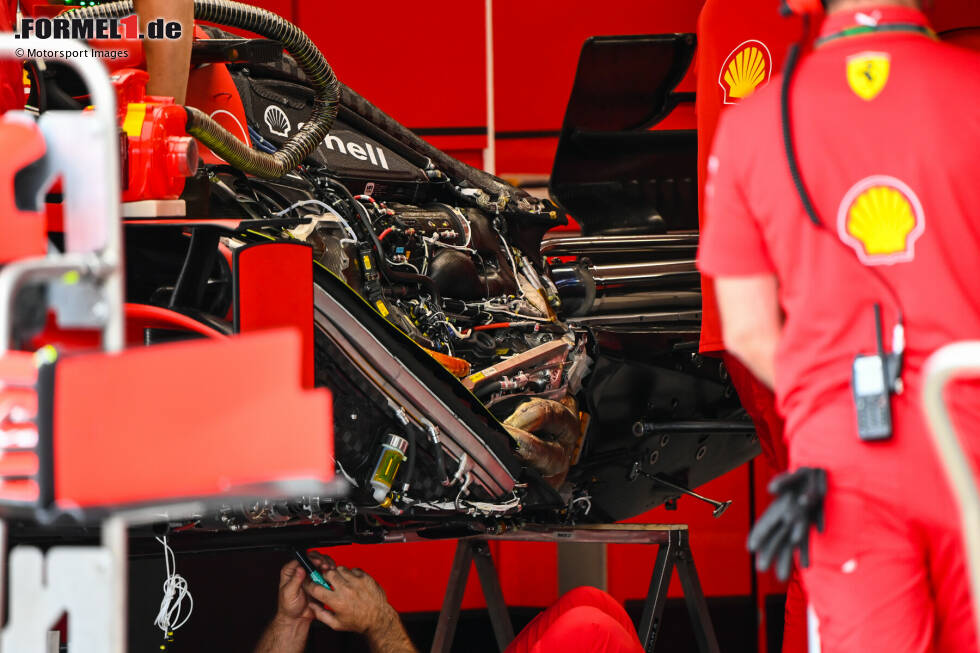 Foto zur News: Ferrari SF1000: Antriebsinstallation