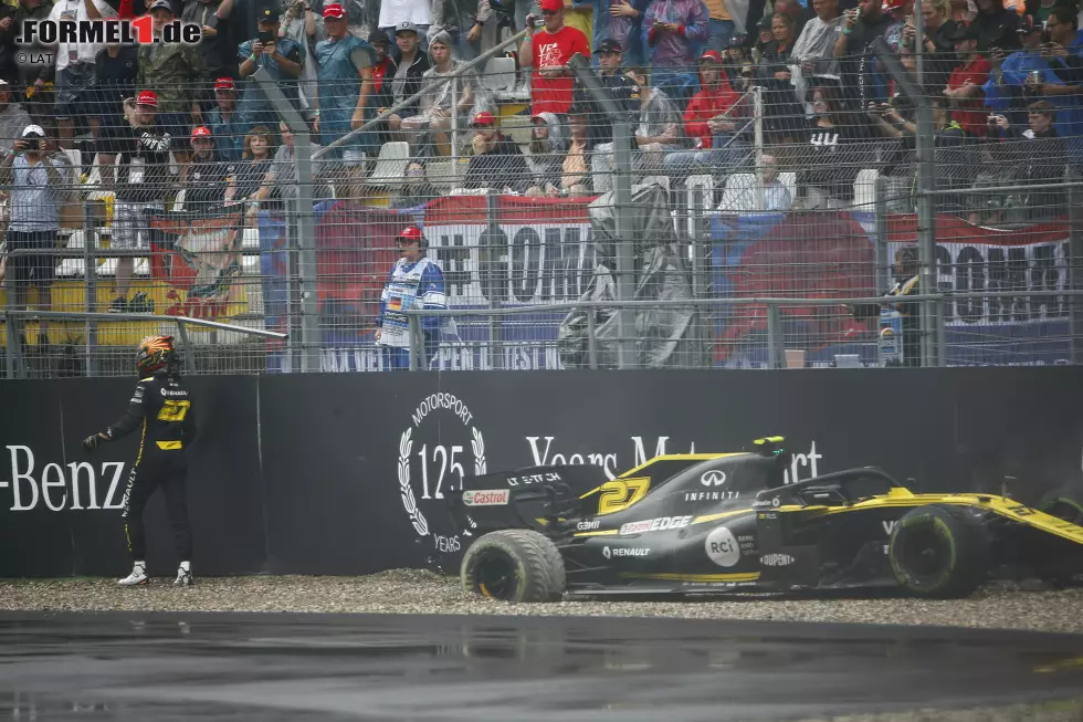 Foto zur News: Doch Hockenheim 2019 wird zum Sinnbild seiner Karriere: Wann immer er das Podest vor Augen hat, scheitert er - wie 2012 in Brasilien, als er im Force India sensationell vor dem Sieg steht, bis er mit Lewis Hamilton kollidiert. Seine Zeit in der Formel 1 liegt aktuell ohne Sieg und ohne auch nur ein Podest auf Eis.