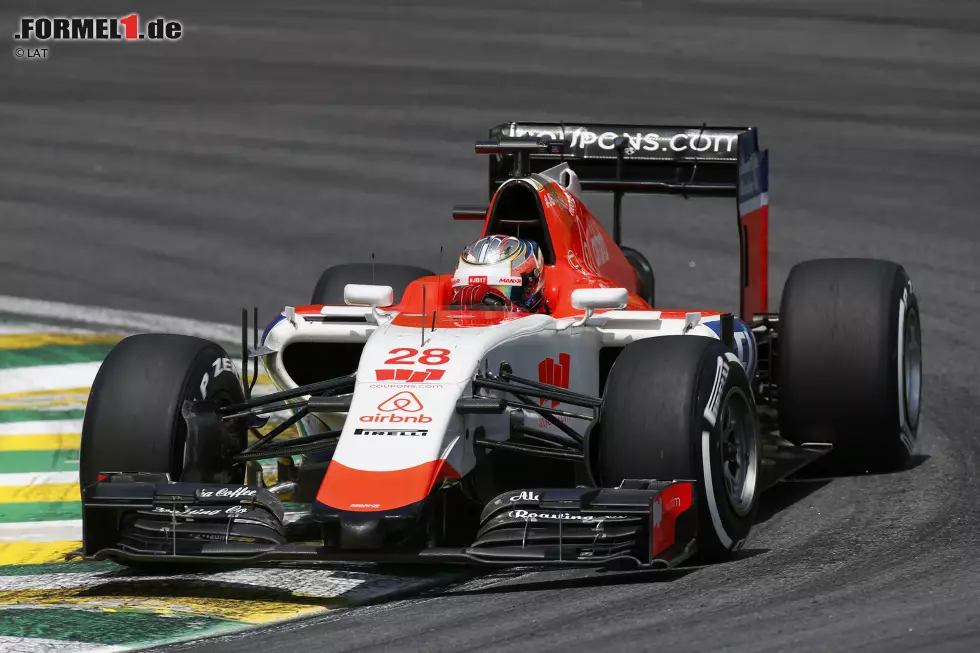 Foto zur News: Seinen Teamkollegen Roberto Merhi hat er zu Saisonbeginn im Griff, später bekommt aber der Spanier die Oberhand. Rang 13 beim Heimspiel in Silverstone ist Stevens&#039; beste Platzierung in der Formel 1, bevor er in die Sportwagenszene wechselt.