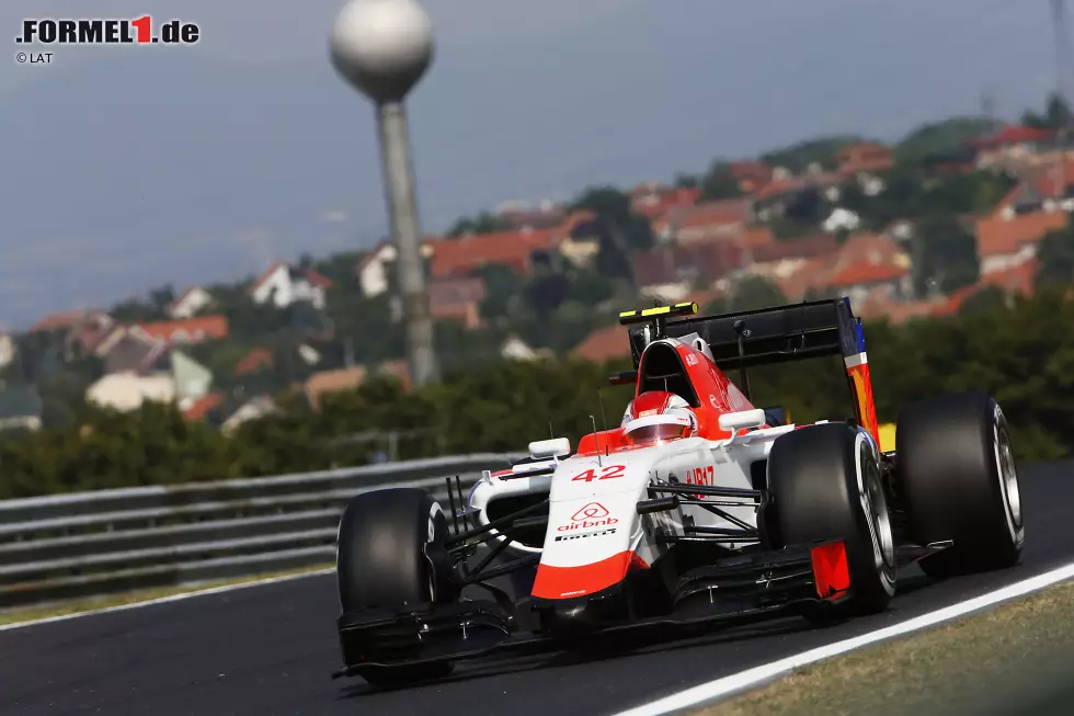 #9 Fabio Leimer (Manor 2015): Ebenfalls auf nur einen Einsatz in Ungarn bringt es der Schweizer Fabio Leimer. Dabei hätte es bei ihm durchaus mehr sein können. 2013 gewinnt Leimer den Titel in der GP2-Serie, danach gerät seine Karriere jedoch ins Stocken. Foto zur News: #9 Fabio Leimer (Manor 2015): Ebenfalls auf nur einen Einsatz in Ungarn bringt es der Schweizer Fabio Leimer. Dabei hätte es bei ihm durchaus mehr sein können. 2013 gewinnt Leimer den Titel in der GP2-Serie, danach gerät seine Karriere jedoch ins Stocken.