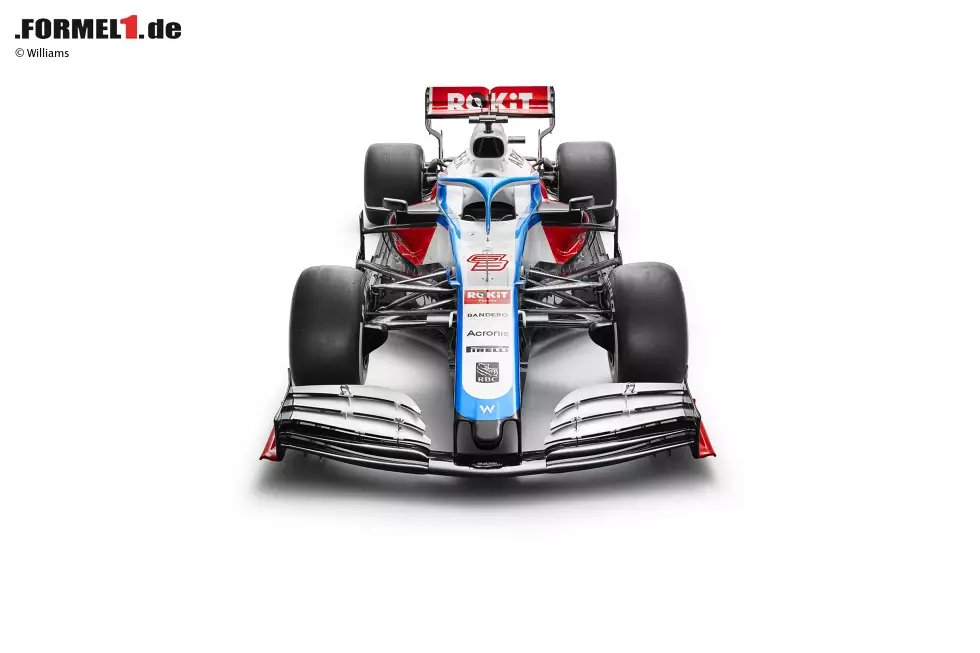 Foto zur News: Der neue Williams-Mercedes FW43 ist da! Und hier sind die ersten Bilder vom Formel-1-Fahrzeug von George Russell und Nicholas Latifi in der Saison 2020!