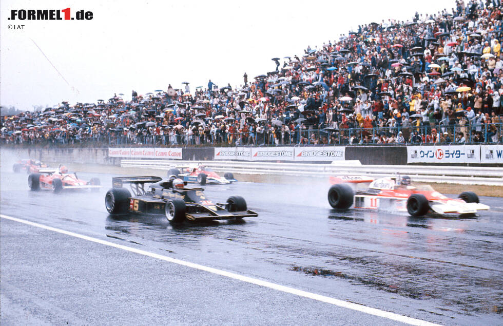 Foto zur News: Fuji - Wer glaubt, dass James Hunt 1976 in Fuji Formel-1-Weltmeister wurde, der irrt sich. Der &quot;Fuji Speedway&quot; hat seinen Namen vom Berg Fuji, an dessen Fuß er sich befindet. Die Strecke liegt aber eigentlich in der Stadt Oyama, der Ort Fuji befindet sich an einer anderen Seite des Berges.