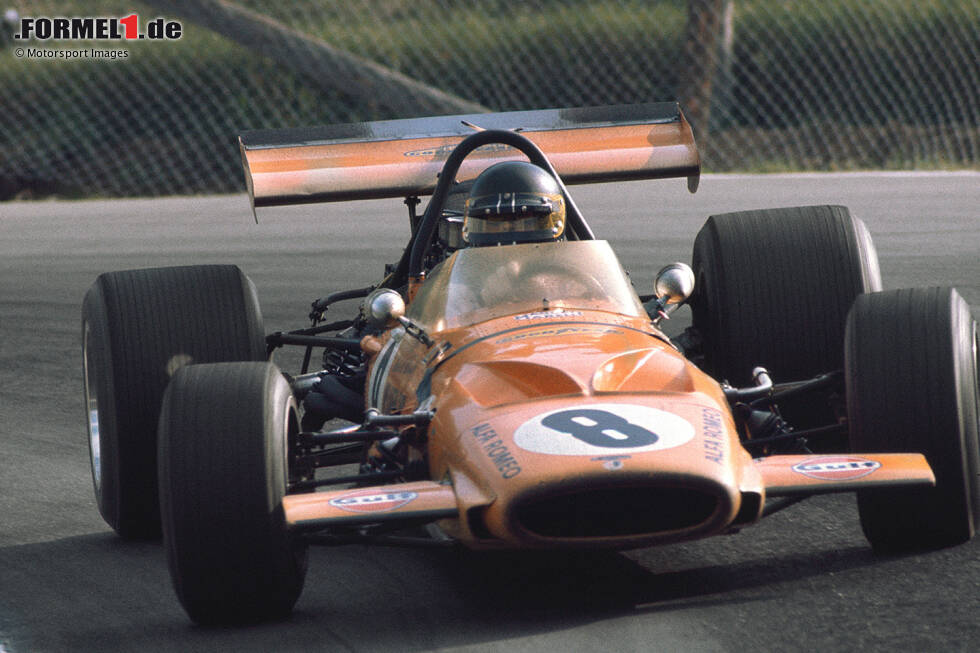 Foto zur News: Andrea de Adamich: Weit weniger bekannt als seine beiden Vorgänger ist der Italiener, der 1968 einmalig für Ferrari an den Start geht (Ausfall). Zwei Jahre später fährt er für McLaren, verpasst in zehn Versuchen allerdings fünfmal die Qualifikation. Die große Formel-1-Karriere bleibt auch ihm verwehrt.