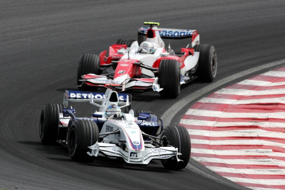 Foto zur News: ... waren BMW, Toyota und Honda noch mit Werksteams in der Formel 1 - und Mercedes nicht.