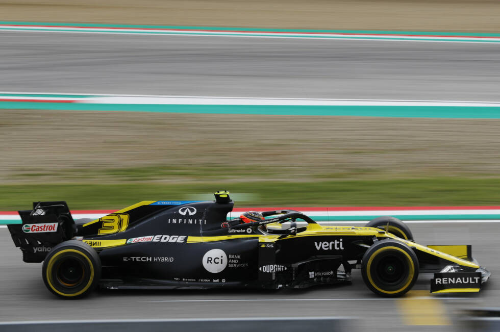 Foto zur News: Esteban Ocon (3): Während der Teamkollege bereits zum zweiten Mal in diesem Jahr aufs Podium gefahren ist, war sein Rennen - unverschuldet - nach 27 Runden vorbei. Da lag er allerdings bereits deutlich hinter Ricciardo. Dazu im Qualifying bereits in Q2 raus, während Ricciardo den Renault auf P5 stellte. Knapp an der 4 vorbei.