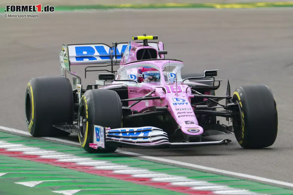 Foto zur News: Lance Stroll (5): Wo soll man bei ihm anfangen? Im Qualifying fast in Q1 raus, im Rennen früh den Frontflügel kaputtgefahren, insgesamt einfach zu langsam, am Ende beim Boxenstopp noch einen Mechaniker umgefahren und jetzt seit fünf Rennen ohne Punkte. Das war für uns sogar an der Grenze zur 6.