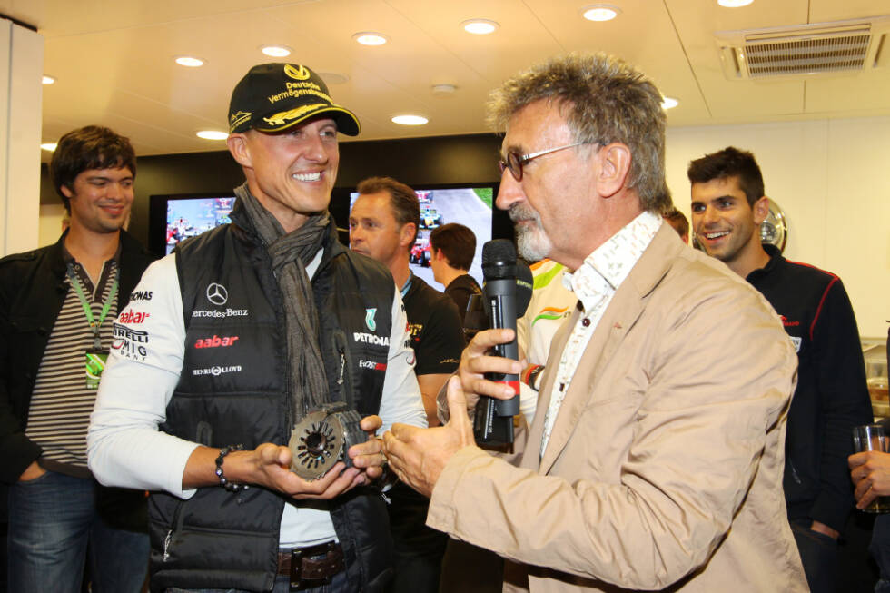 Foto zur News: Das Formel-1-&quot;Orakel&quot; gibt Jordan auch 2009, als er ankündigt, Michael Schumacher werde bei Mercedes ein Comeback geben und aus dem Ruhestand zurückkehren (Foto: 2011), was ...
