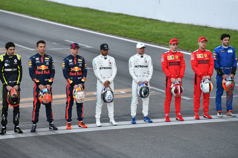 Foto zur News: ... bleibt alles, wie es ist: Hamilton bei Mercedes, Vettel bei Ferrari, Verstappen bei Red Bull.