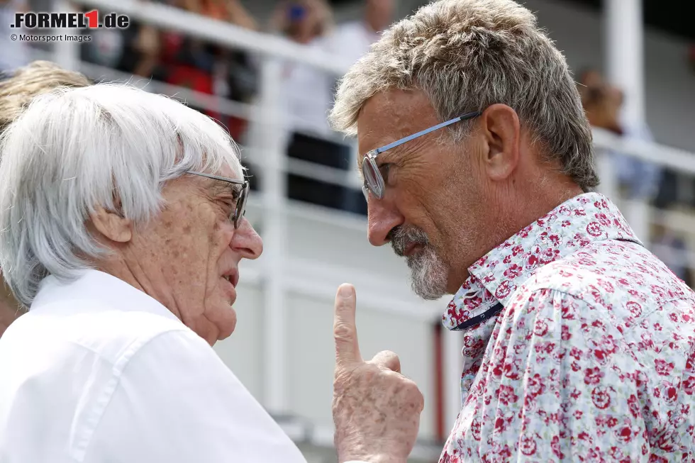 ... dafür gibt es eine Rüge von Ecclestone höchstpersönlich! In gewisser Weise hat Jordan aber Recht: Ecclestone bleibt nicht mehr lange. Im Januar 2017 wird er von Liberty Media "entmachtet" und verlässt die Formel 1. Foto zur News: ... dafür gibt es eine Rüge von Ecclestone höchstpersönlich! In gewisser Weise hat Jordan aber Recht: Ecclestone bleibt nicht mehr lange. Im Januar 2017 wird er von Liberty Media "entmachtet" und verlässt die Formel 1.