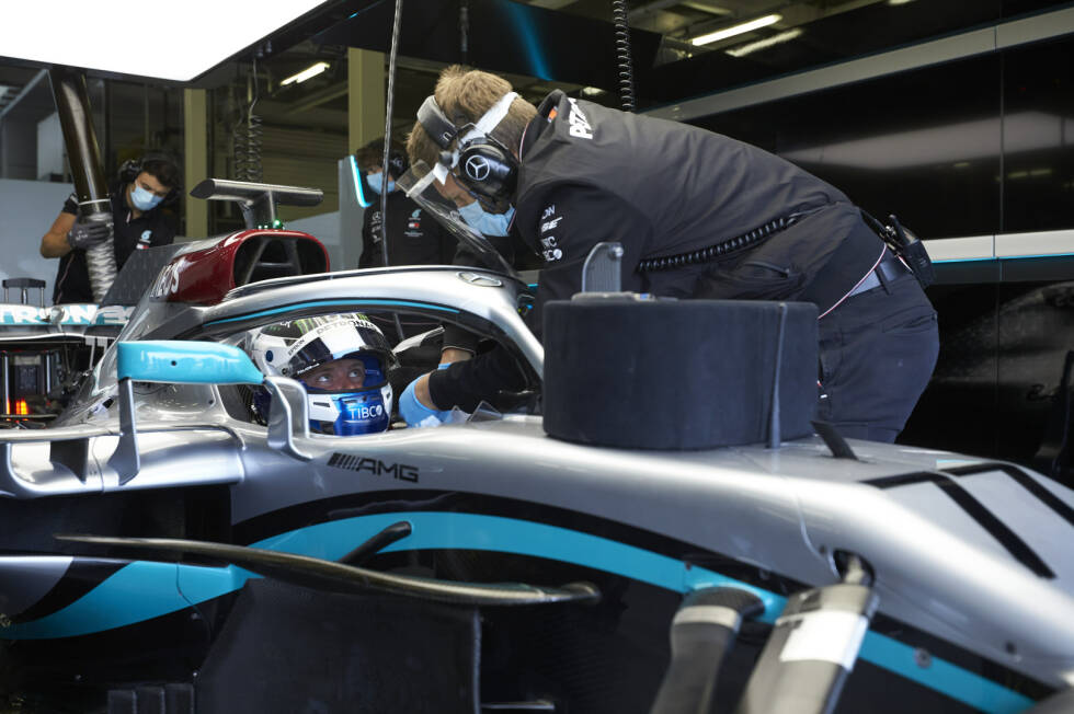 Foto zur News: Valtteri Bottas durfte am Dienstag als erster Pilot testen. Lewis Hamilton war am Mittwoch an der Reihe.