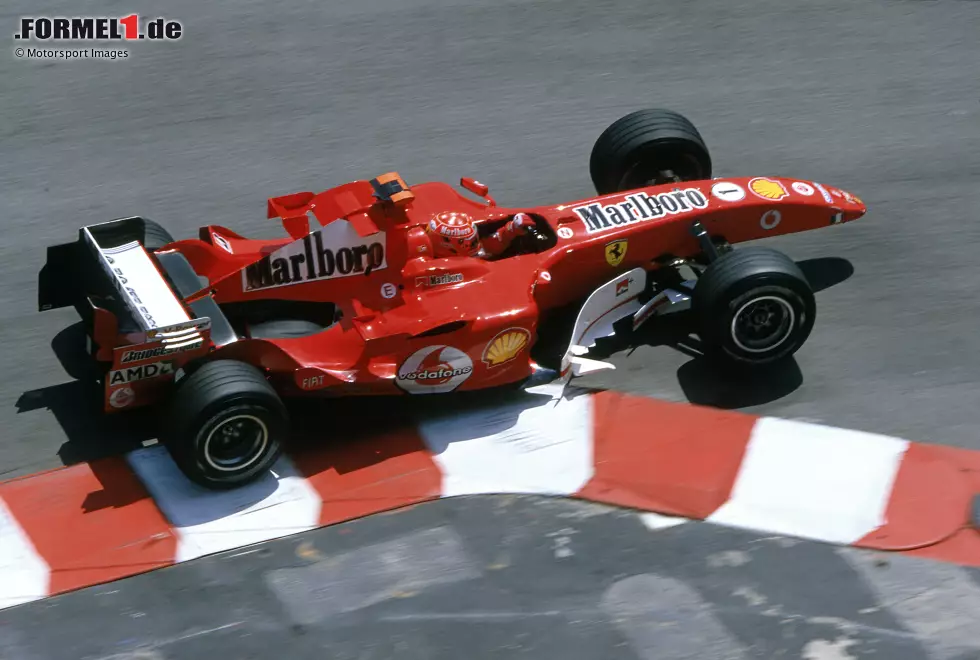 Für Ferrari ist 2005 insgesamt eine furchtbare Saison mit nur einem Sieg beim Skandalrennen in Indianapolis. In Monaco kollidiert Michael Schumacher mit David Coulthard und wird am Ende nur Siebter. Foto zur News: Für Ferrari ist 2005 insgesamt eine furchtbare Saison mit nur einem Sieg beim Skandalrennen in Indianapolis. In Monaco kollidiert Michael Schumacher mit David Coulthard und wird am Ende nur Siebter.