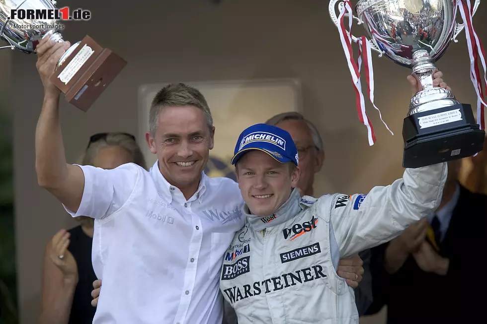 Räikkönen meldet sich dank seines zweiten Sieges im Kampf um den WM-Titel zurück. Obwohl er im Laufes des Jahres noch fünf weitere Rennen gewinnt, reicht es aber nicht mehr, um Alonso noch abzufangen. Foto zur News: Räikkönen meldet sich dank seines zweiten Sieges im Kampf um den WM-Titel zurück. Obwohl er im Laufes des Jahres noch fünf weitere Rennen gewinnt, reicht es aber nicht mehr, um Alonso noch abzufangen.