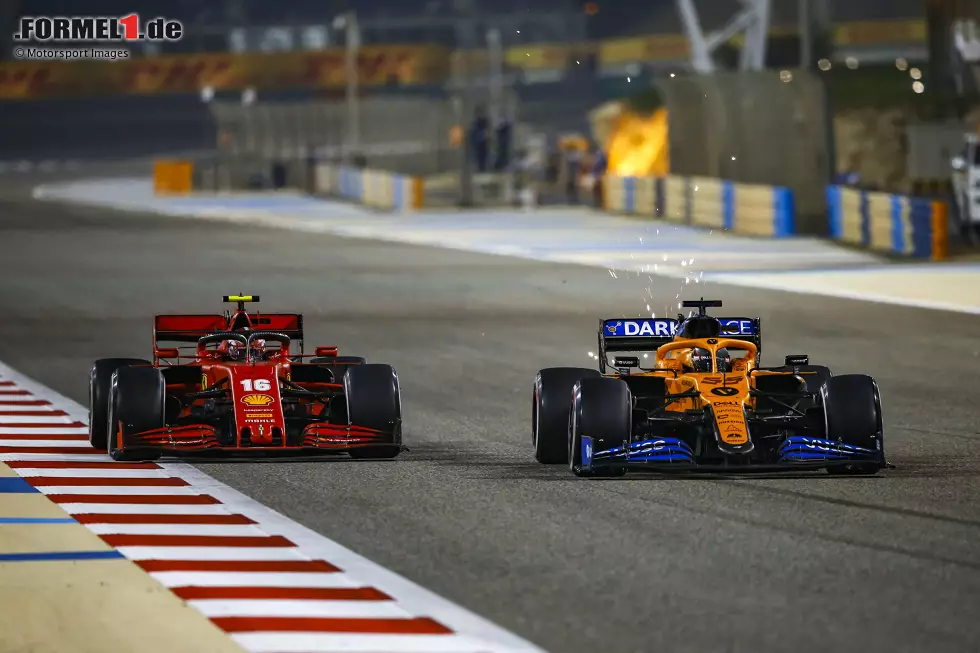 Charles Leclerc (3): Im Quali wieder langsamer als Vettel, im Rennen nur dank des späten Perez-Ausfalls noch einen Punkt mitgenommen. Dazu in Kurve 1 womöglich etwas zu aggressiv gegen den Teamkollegen. Viel mehr war im schwachen Ferrari wohl nicht drin, aber da haben wir vom Monegassen trotzdem schon deutlich bessere Wochenenden gesehen. Foto zur News: Charles Leclerc (3): Im Quali wieder langsamer als Vettel, im Rennen nur dank des späten Perez-Ausfalls noch einen Punkt mitgenommen. Dazu in Kurve 1 womöglich etwas zu aggressiv gegen den Teamkollegen. Viel mehr war im schwachen Ferrari wohl nicht drin, aber da haben wir vom Monegassen trotzdem schon deutlich bessere Wochenenden gesehen.