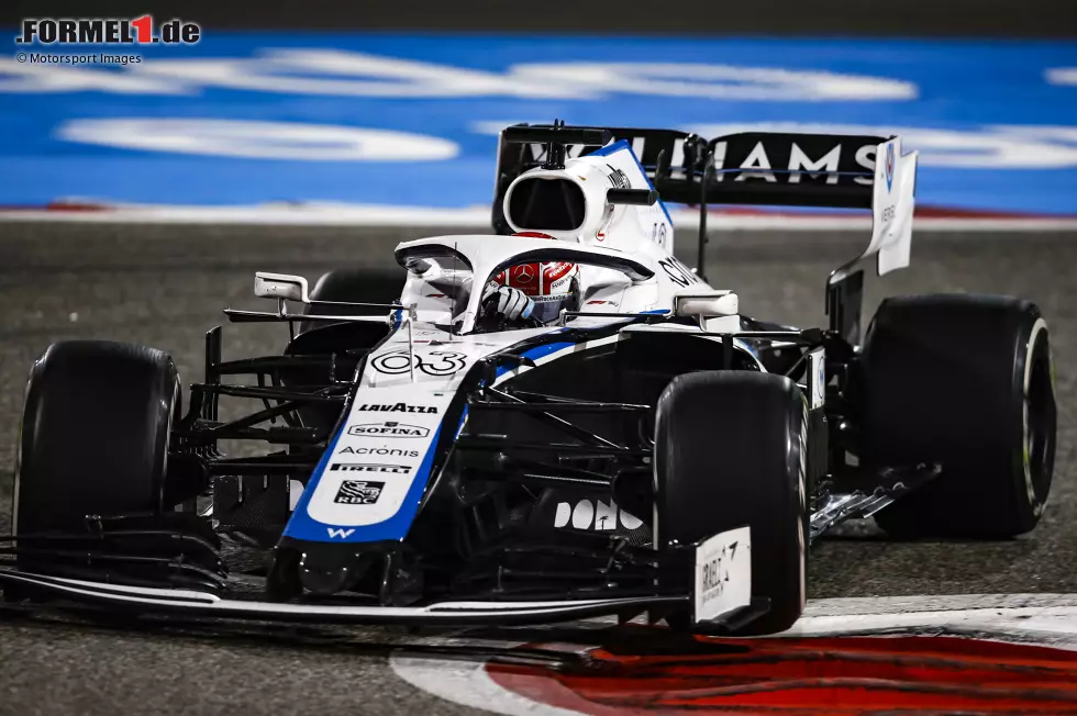 George Russell (2): P14 im Qualifying, P12 im Rennen. Mehr ist im Williams wohl nicht drin. Pech für ihn, dass ihm solche fast fehlerfreien Rennen immer nur dann gelingen, wenn es keine Punkte abzustauben gibt. Abzüge gibt es allerdings für den Start, den er total in den Sand gesetzt hat. Foto zur News: George Russell (2): P14 im Qualifying, P12 im Rennen. Mehr ist im Williams wohl nicht drin. Pech für ihn, dass ihm solche fast fehlerfreien Rennen immer nur dann gelingen, wenn es keine Punkte abzustauben gibt. Abzüge gibt es allerdings für den Start, den er total in den Sand gesetzt hat.
