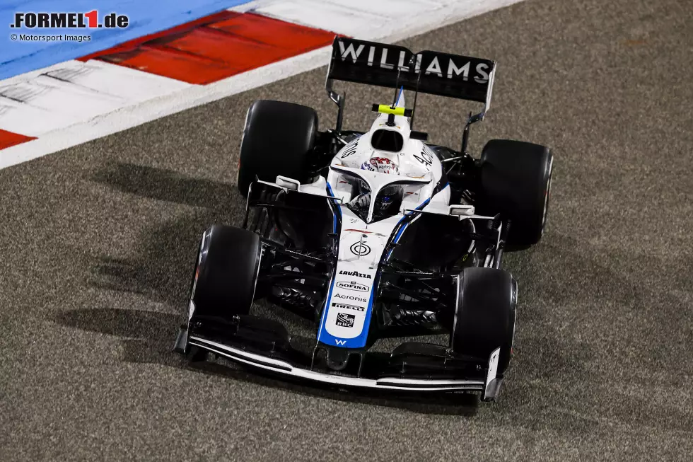 Nicholas Latifi (4): Seine Leistung im Rennen war ordentlich, doch im Qualifying war der Rookie wieder einmal völlig chancenlos. Letzter Platz in Q1 und neun Zehntel langsamer als der Teamkollege, der es in Q2 schaffte. Am Sonntag lief es deutlich besser mit P14, doch seine Schwäche im Qualifying muss er endlich in den Griff bekommen. Foto zur News: Nicholas Latifi (4): Seine Leistung im Rennen war ordentlich, doch im Qualifying war der Rookie wieder einmal völlig chancenlos. Letzter Platz in Q1 und neun Zehntel langsamer als der Teamkollege, der es in Q2 schaffte. Am Sonntag lief es deutlich besser mit P14, doch seine Schwäche im Qualifying muss er endlich in den Griff bekommen.