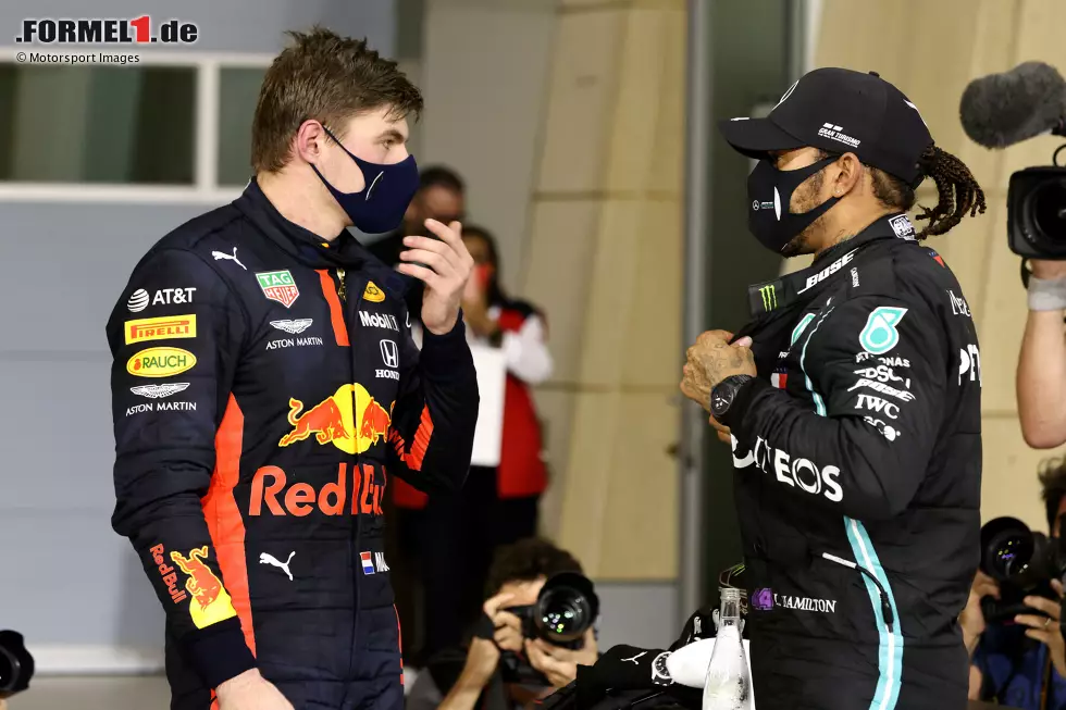 Max Verstappen (2): Eine fehlerfreie Leistung, aber für eine 1 war uns das ein bisschen zu wenig. Galt nach den Trainings noch als kleiner Favorit auf die Pole, konnte das im Qualifying aber nicht umsetzen und landete hinter beiden Mercedes-Fahrern. Danach ein unauffälliges Rennen, konnte Hamilton vorne nie unter Druck setzen. Foto zur News: Max Verstappen (2): Eine fehlerfreie Leistung, aber für eine 1 war uns das ein bisschen zu wenig. Galt nach den Trainings noch als kleiner Favorit auf die Pole, konnte das im Qualifying aber nicht umsetzen und landete hinter beiden Mercedes-Fahrern. Danach ein unauffälliges Rennen, konnte Hamilton vorne nie unter Druck setzen.