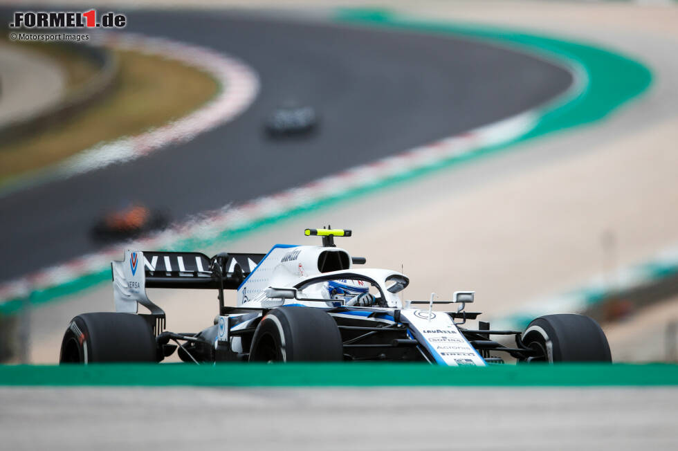 Foto zur News: Nicholas Latifi (5): Auch der Williams-Pilot hat keinerlei Argumente für eine 4 geliefert. Im Qualifying mit Abstand Letzter, während der Teamkollege sogar einen Ferrari geschlagen hat. Im Rennen 18. und damit hinter den beiden Haas-Piloten, deren Auto eigentlich aktuell als das schlechteste im Feld gilt.
