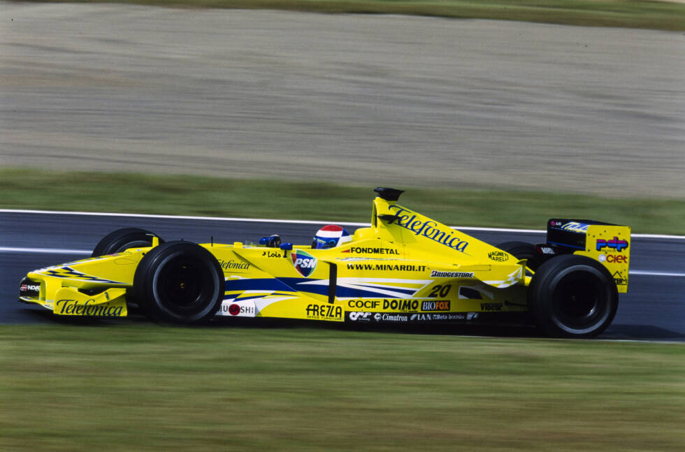 Foto zur News: ... ist Minardi zu Beginn der 2000er-Jahre unterwegs, bleibt aber ab 2001 ...