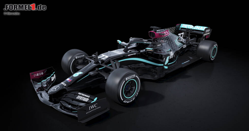 Foto zur News: Mercedes verabschiedet sich von seinem traditionellen Silber und geht in Schwarz in die Saison 2020. Es ist nicht der erste radikale Designwechsel in der Formel-1-Historie, wie unsere Fotostrecke zeigt!