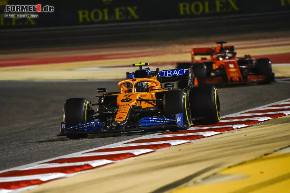 Lando Norris (3): Abzüge gibt es natürlich für P15 im Qualifying, das war nichts. Im Rennen dann eine ordentliche Aufholjagd von P19 aus. Mit P10 am Ende aber nicht mehr als Schadensbegrenzung, während der Teamkollege fast auf dem Podium gelandet wäre. Mildernde Umstände gibt es für den Motorwechsel und die unverschuldete Rückversetzung. Foto zur News: Lando Norris (3): Abzüge gibt es natürlich für P15 im Qualifying, das war nichts. Im Rennen dann eine ordentliche Aufholjagd von P19 aus. Mit P10 am Ende aber nicht mehr als Schadensbegrenzung, während der Teamkollege fast auf dem Podium gelandet wäre. Mildernde Umstände gibt es für den Motorwechsel und die unverschuldete Rückversetzung.