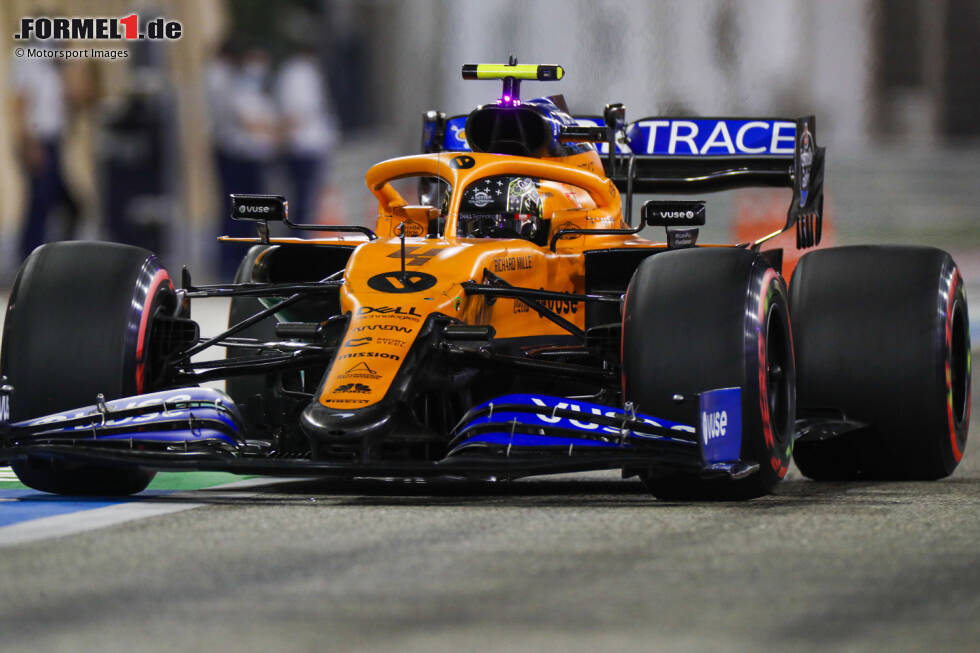 Foto zur News: McLarens Löffel-Flügel verfügt über einen deutlich abrupteren Übergang ins Löffel-Element als die meisten Lösungen der anderen Teams, die einen fließenderen Übergang aufweisen.