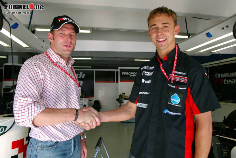 Foto zur News: #8 Nicolas Kiesa: 2003 erlangt der Däne Berühmtheit, als er in Monaco sein einziges Formel-3000-Rennen gewinnt - weil der vermeintliche Sieger Björn Wirdheim zu früh vom Gas geht. Später in der Saison ersetzt er bei Minardi den zu Jaguar abgewanderten Justin Wilson für die letzten fünf Saisonrennen.