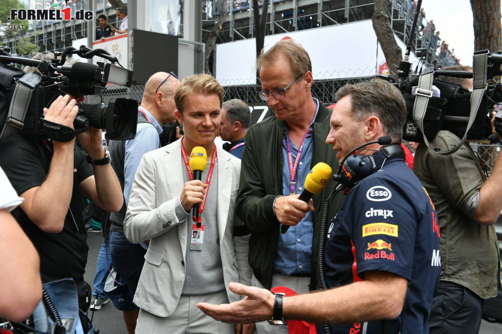 Auch der langjährige Moderator Florian König ist weiterhin dabei. Unterstützt wird er erneut im Wechsel von Ex-Weltmeister Nico Rosberg und DTM-Pilot Timo Glock. Auch der langjährige Moderator Florian König ist weiterhin dabei. Unterstützt wird er erneut im Wechsel von Ex-Weltmeister Nico Rosberg und DTM-Pilot Timo Glock.